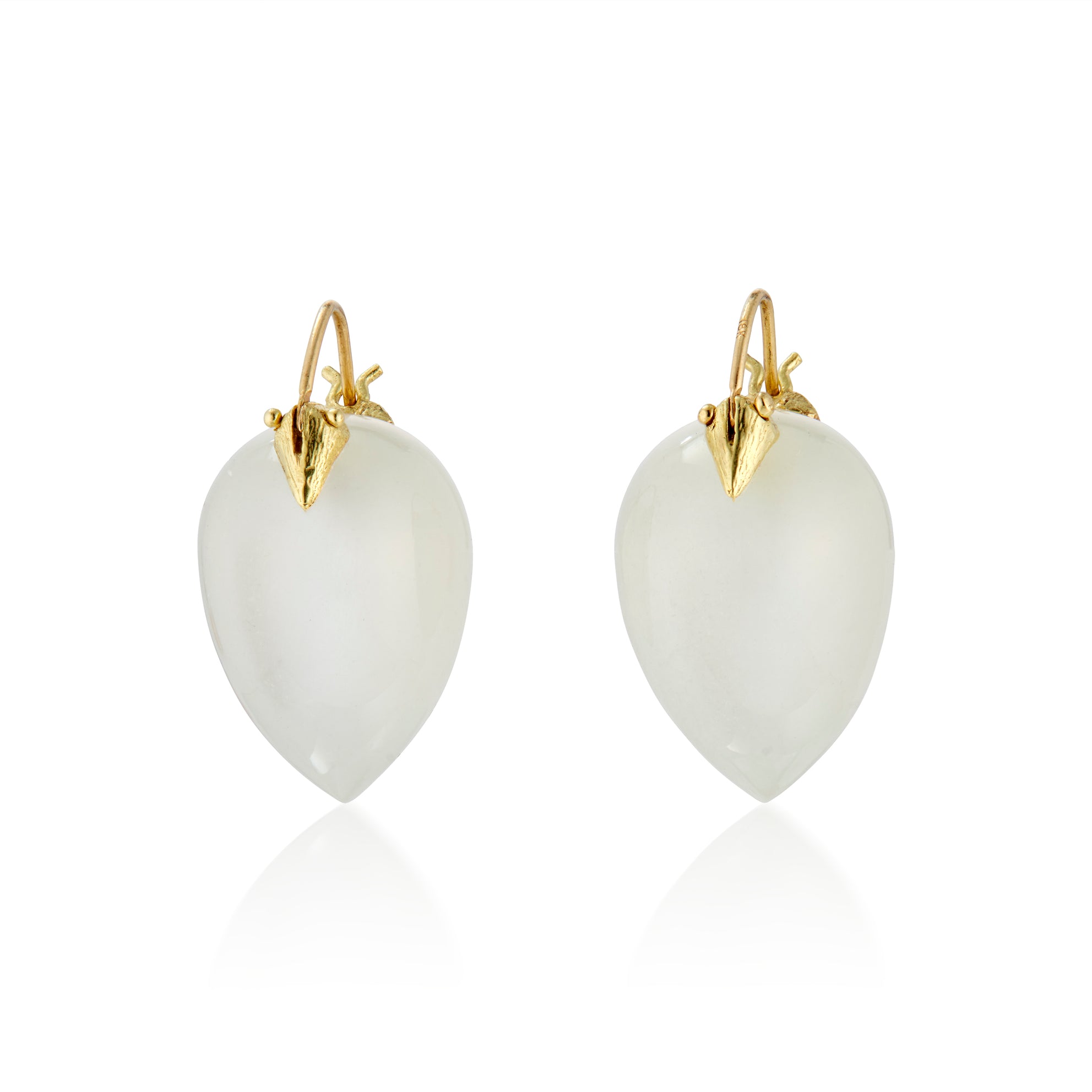 White Moonstone 18k Beak Flyers