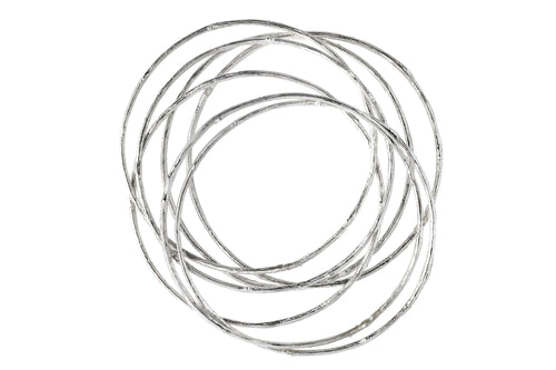 Silver Twig Bangles