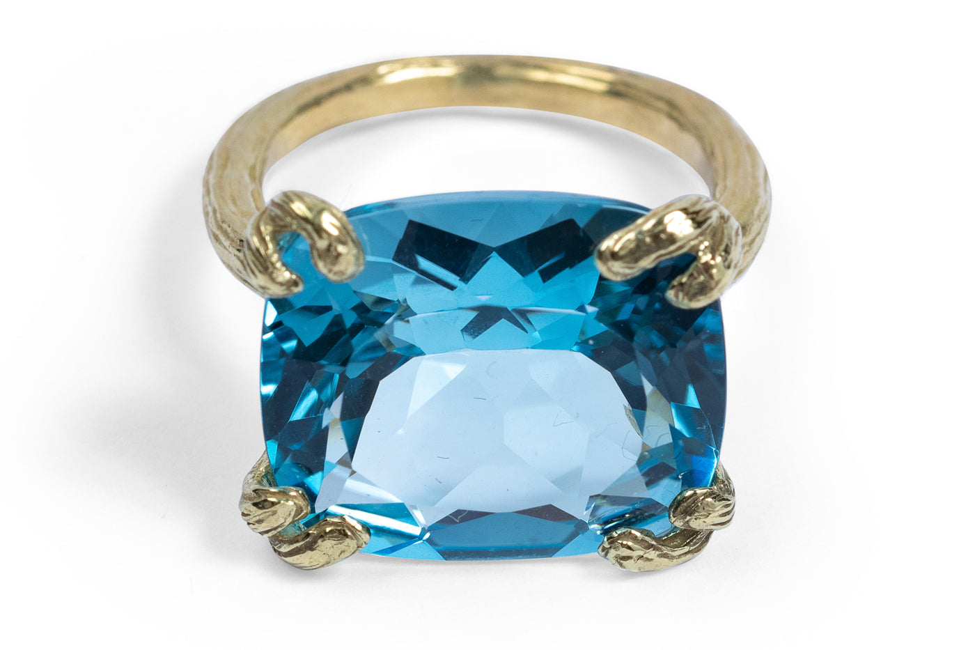 Blue Topaz Cocktail Ring