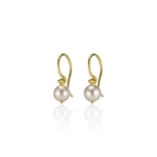 Mini Cultured Japanese Pearl Single Seed Earring