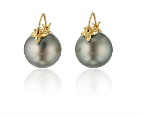 Pistachio Tahitian 18k Pearl Flyers !!!