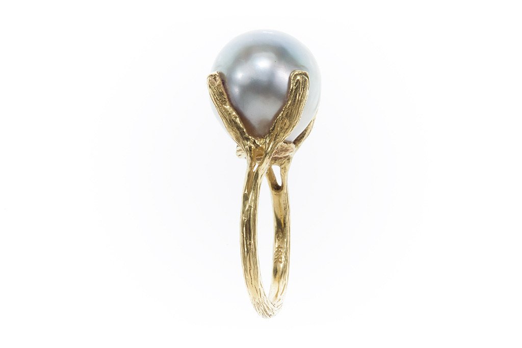 Gumball Pearl Claw Ring