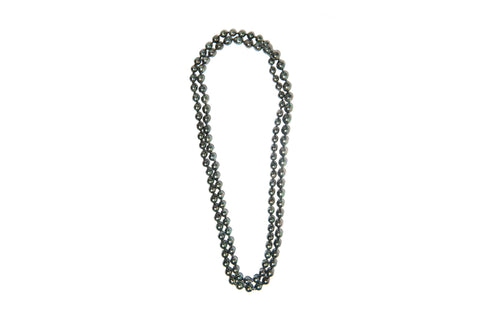 54” Black Tahitian Pearl Necklace